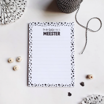 To do lijstje & pen meester