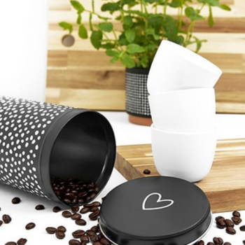 Koffieblik met stippen | Zoedt