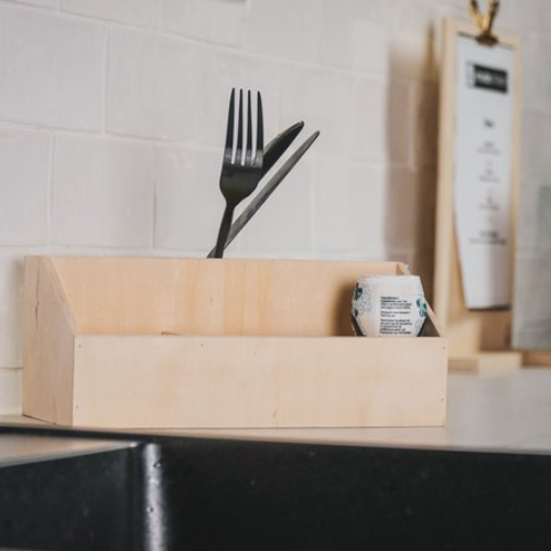 Houten Organizer Naturel | HouseVitamin - Afbeelding 2