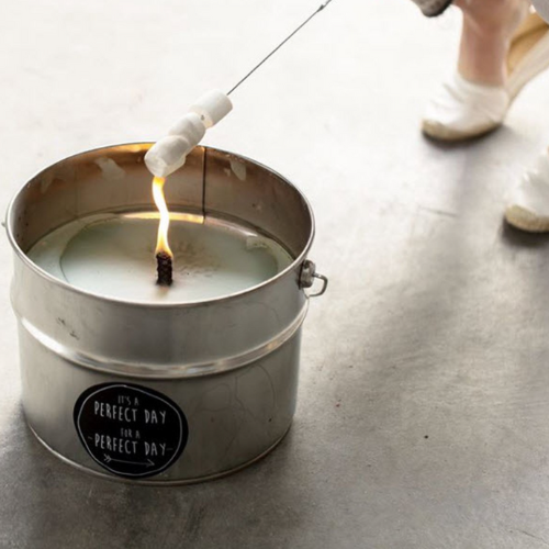 Burn Baby Burn Buitenkaars in blik | Rustik Lys - Afbeelding 2