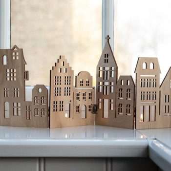 Alternative view of Houten dorp van MDF