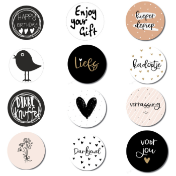 Setje cadeau stickers