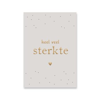Kaart Sterkte | Goudfolie