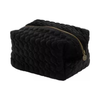 Toilettas velours zwart | Bridgewater