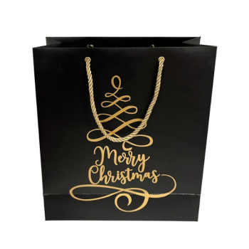 Cadeautasje Kerst zwart - Afbeelding 2