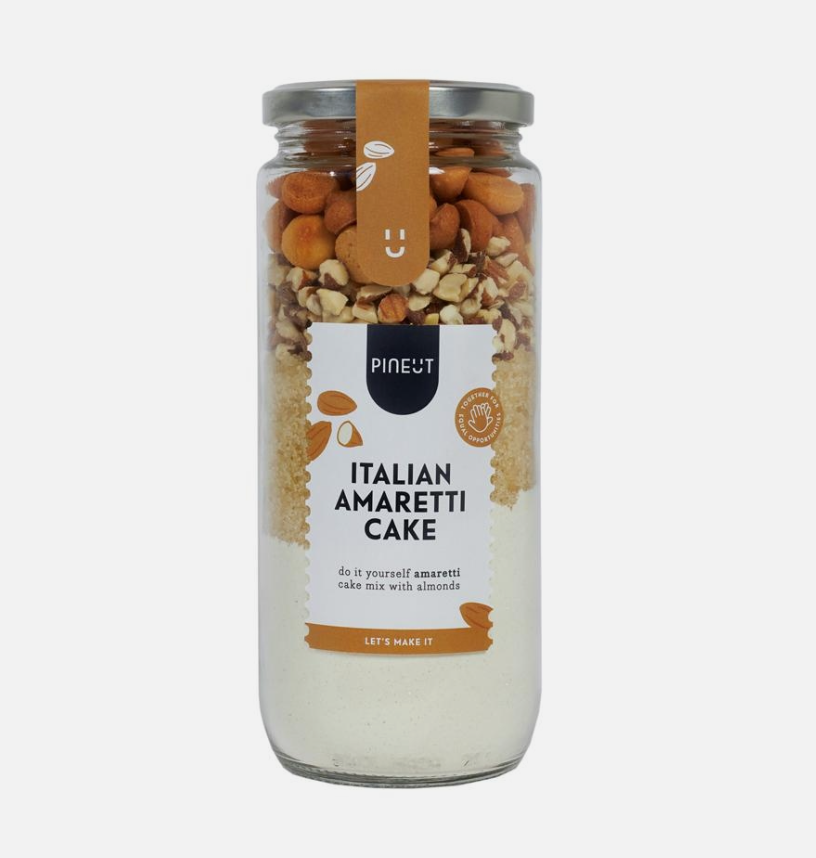 Pineut cake Italian Amaretti in pot - Afbeelding 2