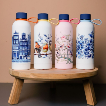 Waterfles | Heinen Delfts Blauw