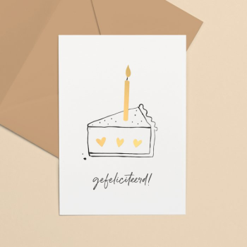 Kaart Gefeliciteerd