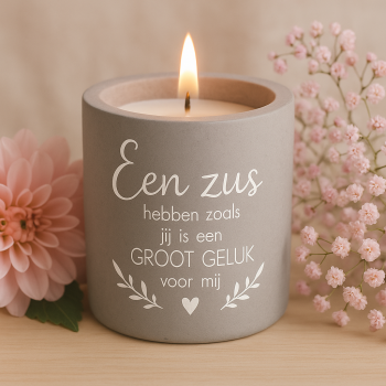 Cementkaars - Zussenliefde