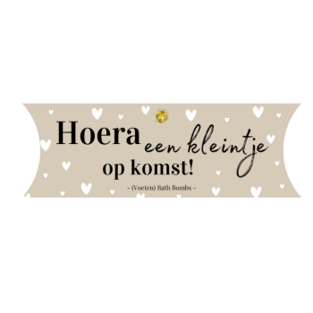 Alternative view of Hoera Een Kleintje Op Komst - Gondeldoosje Bath Bombs